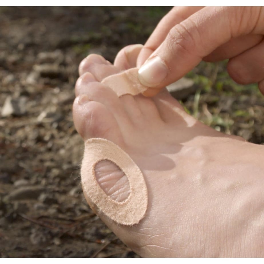 Anti-Blister Foot Care Kit for Hiking — Body Glide Balm, Blister Bandages & Moleskin Pads, 20-Piece