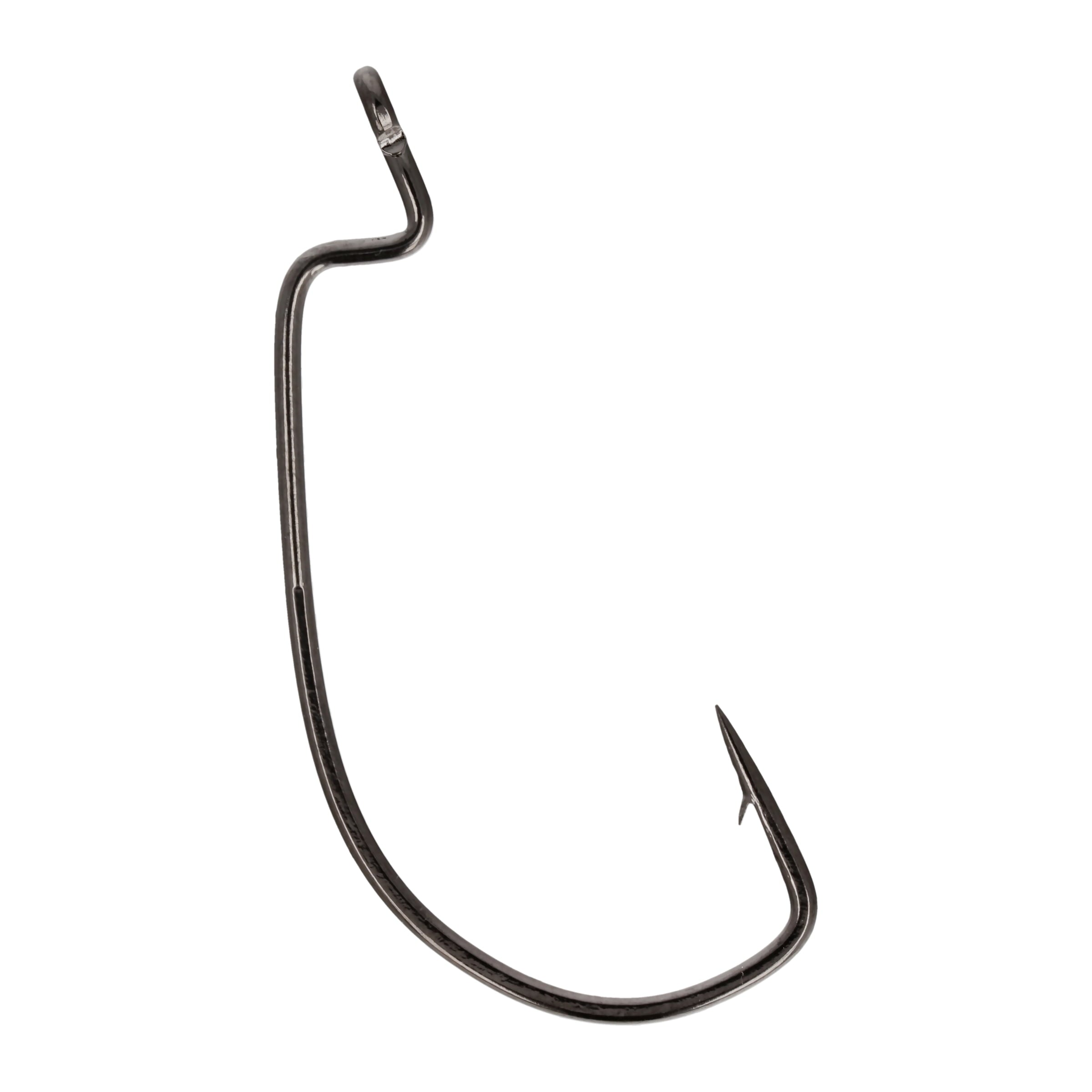 Jason Christie Heavy Wire EWG Worm Fishing Hooks, Size 3/0, 12 Pack