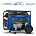 6,600/5,300-Watt Gas Powered Portable Generator with Recoil Start, 30A 120/240V Outlet