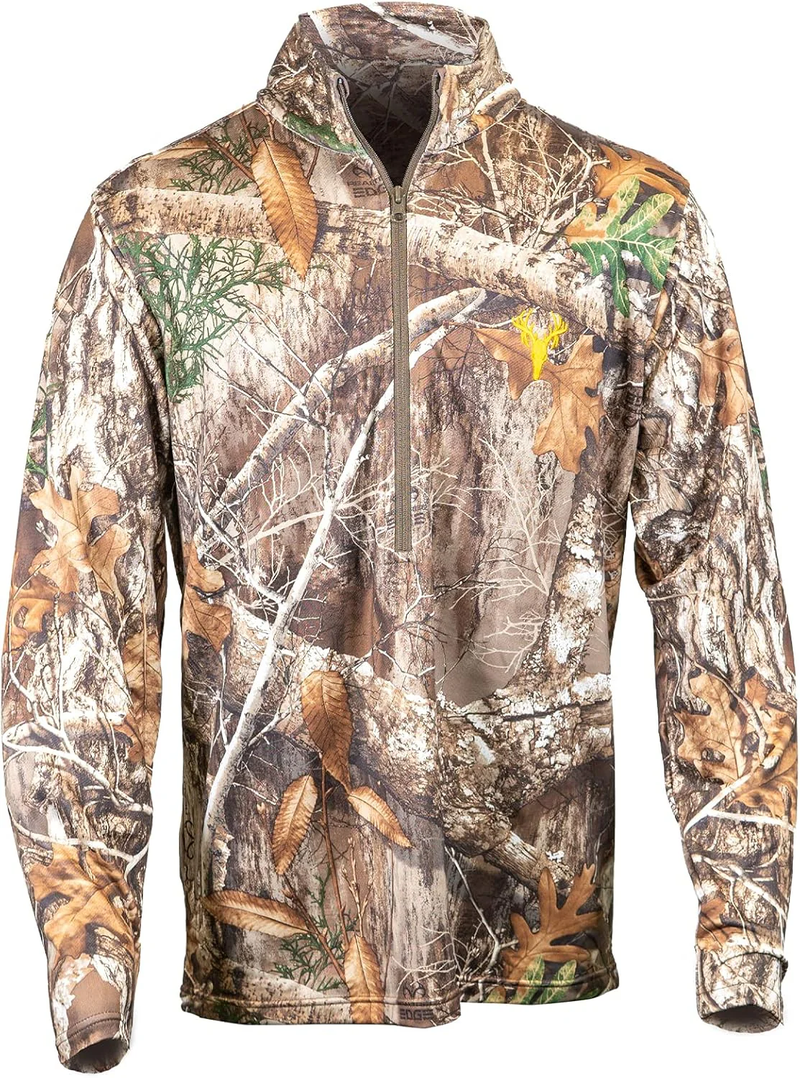 Men's Camouflage 1/4 Zip Performance Shirt