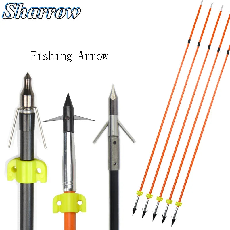 Fiberglass Compound Bow Hunting Arrow for Archery and Slingshot Hunting