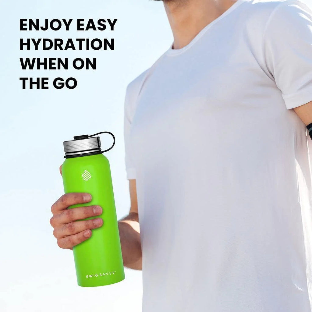 Insulated Stainless Steel Sports Water Bottle - 32 oz