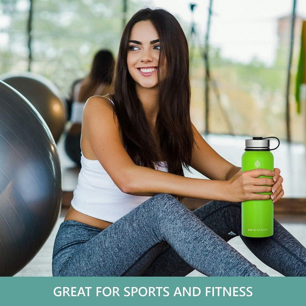 Insulated Stainless Steel Sports Water Bottle - 32 oz