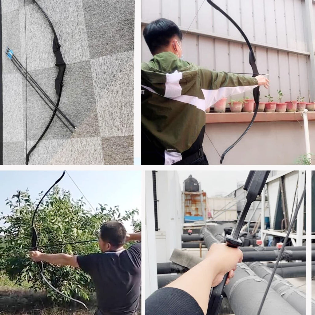 Archery Takedown Recurve Bow and Arrow Set for Youth and Adult Beginners
