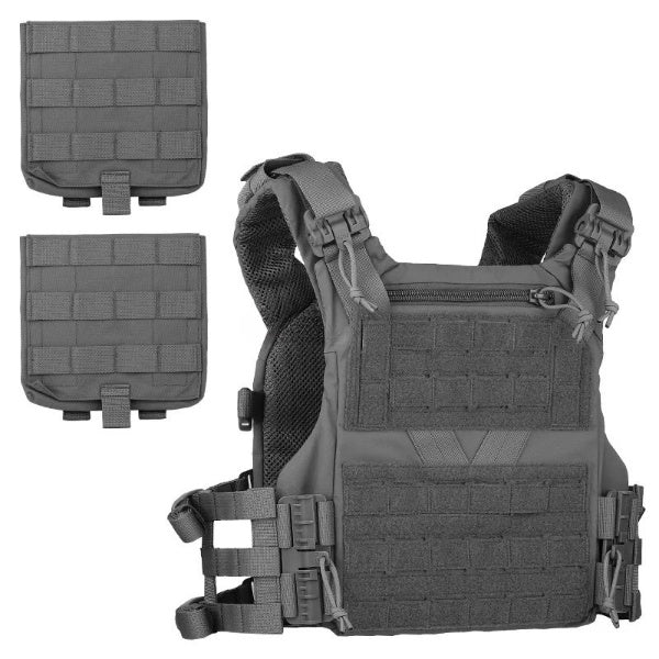 Tactical Vest with MOLLE System – Military Combat Plate Carrier (Adjustable, Breathable)