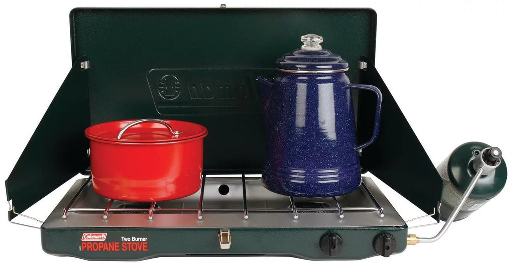 Matchlight 10,000 BTU 2-Burner Propane Stove in Black by Brand
