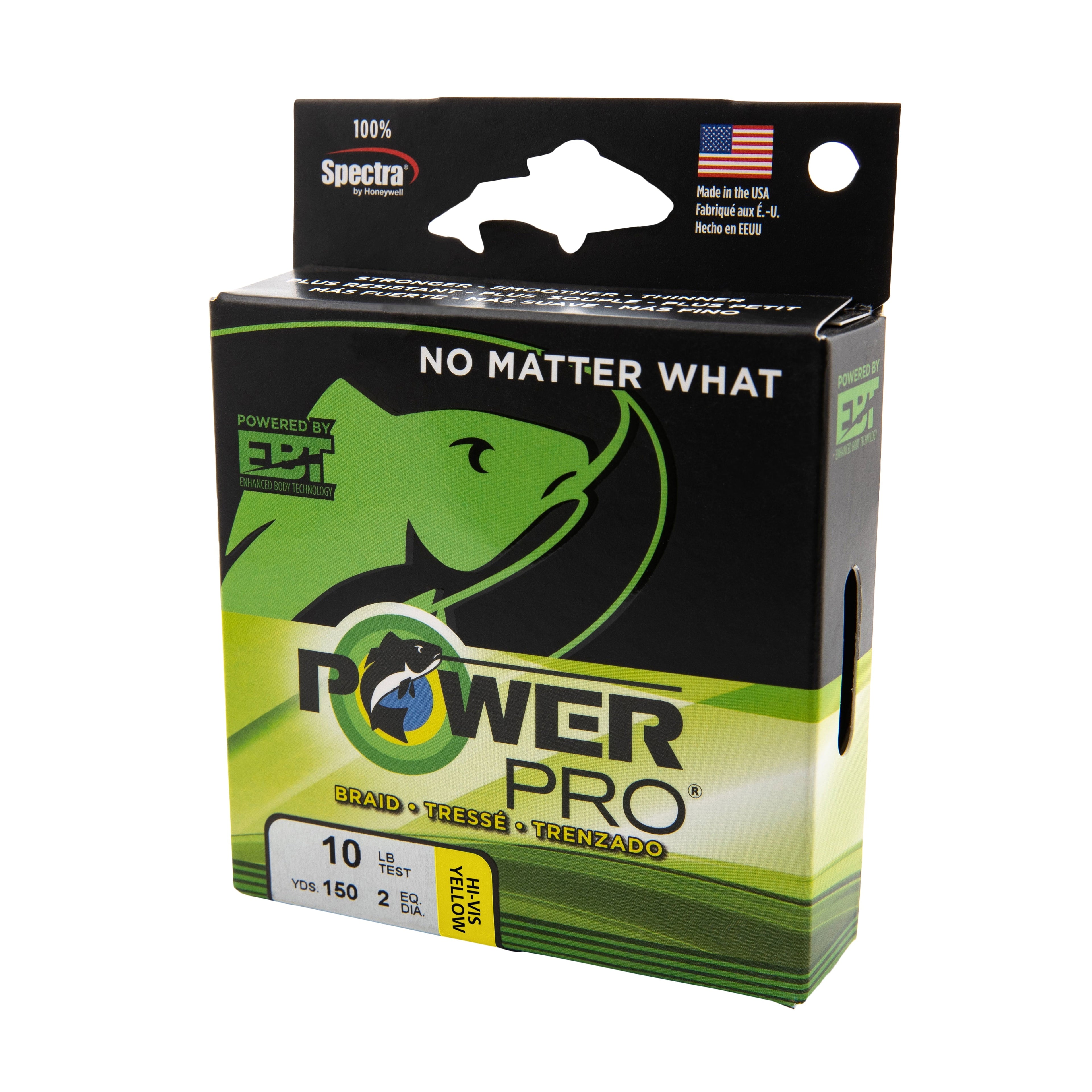 Green Braided Fishing Line, 10lb Weight Capacity, 150 Yards