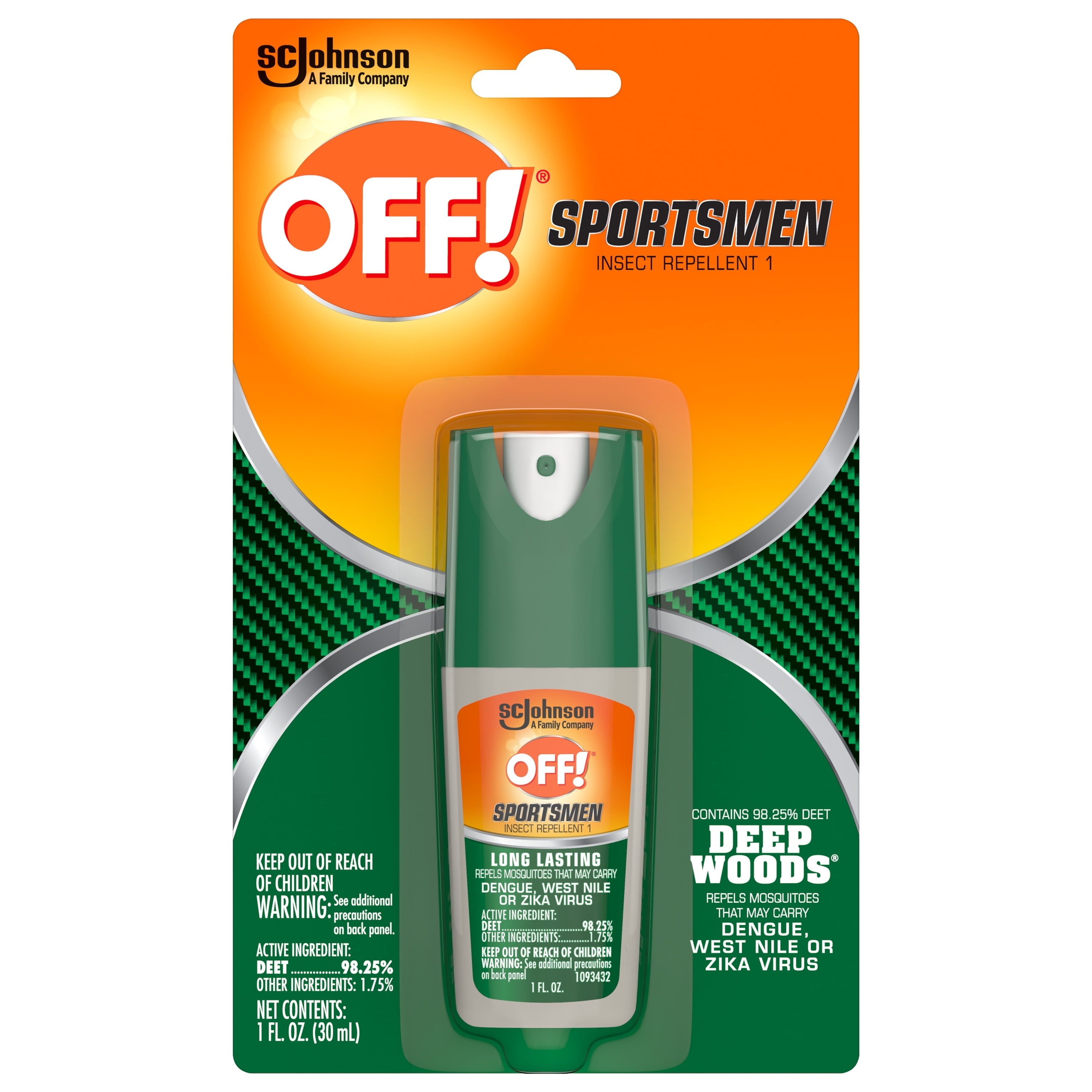 Mosquito and Insect Repellent Spray, 1 oz Pump