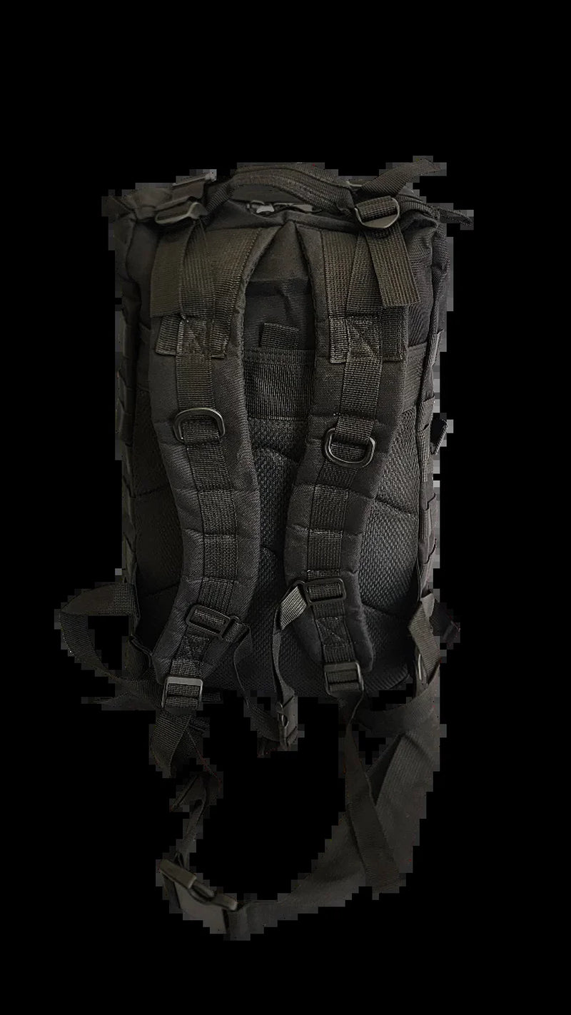 35L Bug Out Bag Backpack with Ultimate Survival and Medical Kit - Black