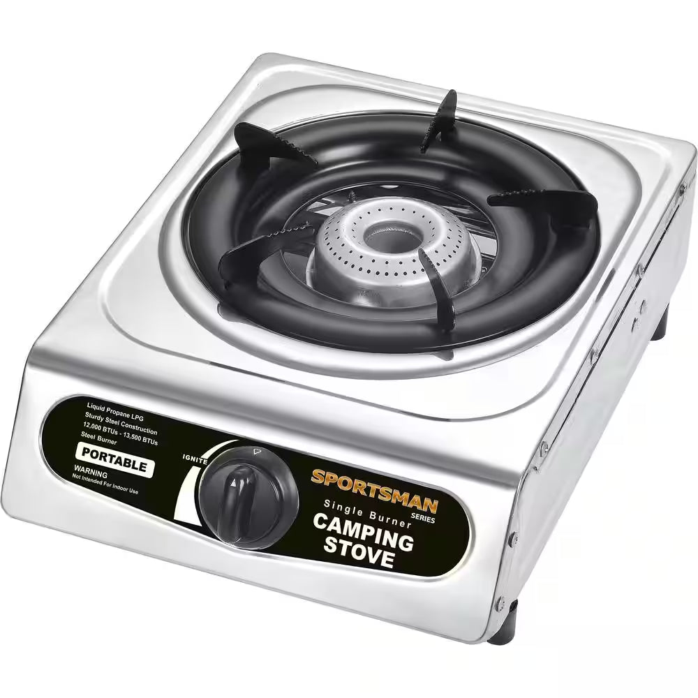 Adjustable Single Burner Camping Stove