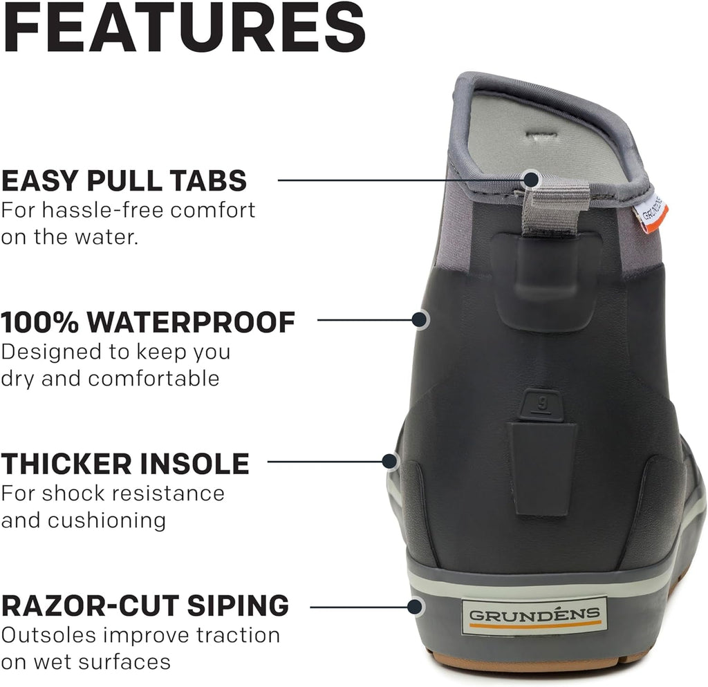 Grundens Men's Deck-Boss Ankle Boot - Durable and Waterproof