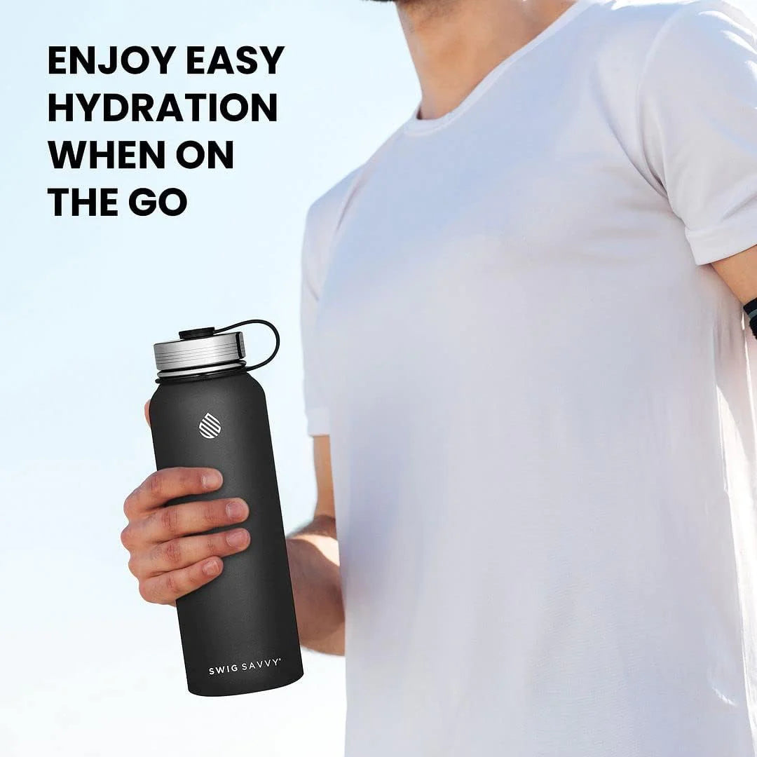 Insulated Stainless Steel Sports Water Bottle - 32 oz