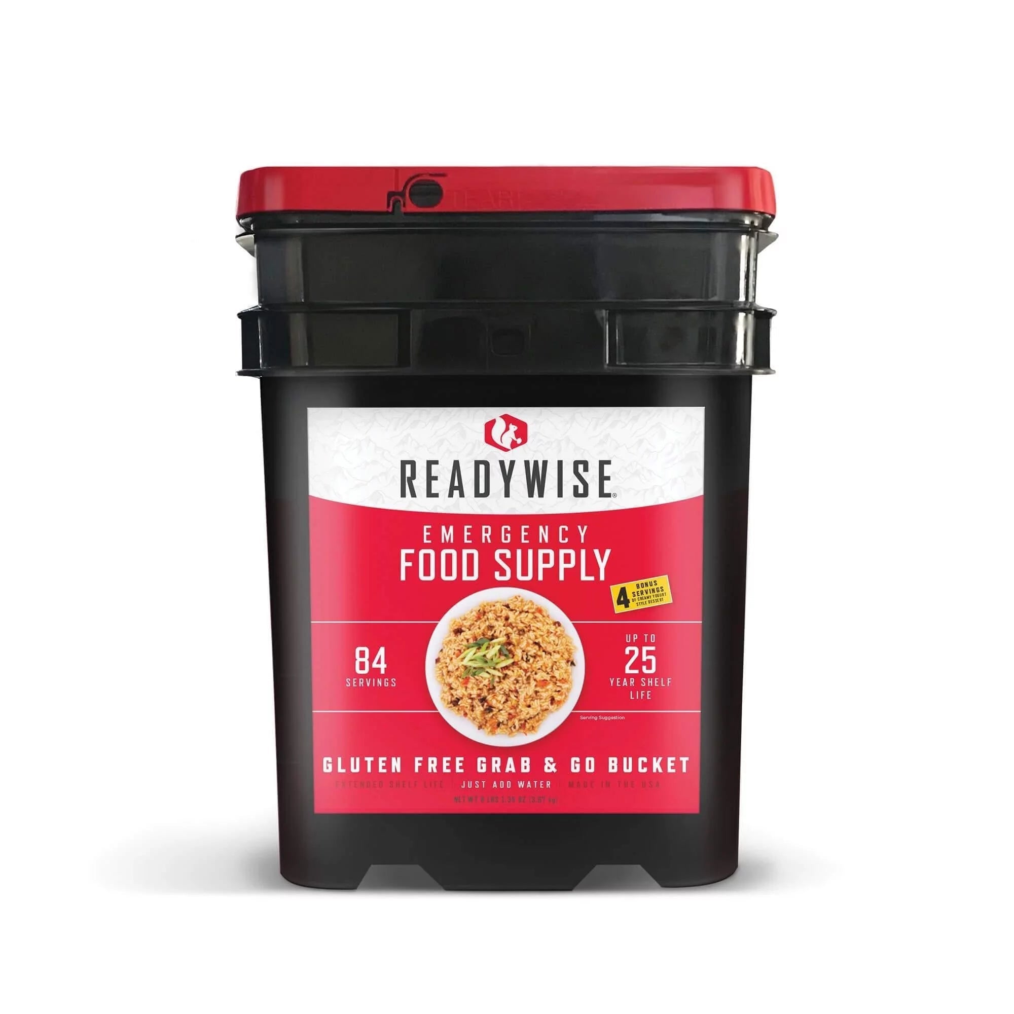 84-Serving Gluten-Free Emergency Food Supply Bucket