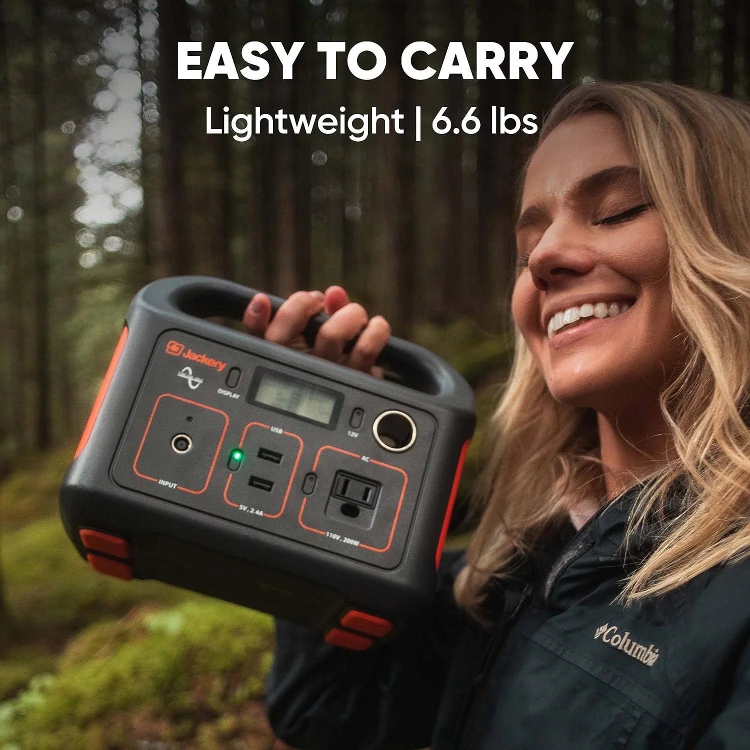 Explorer 240 Portable Power Station with 240Wh Lithium Battery, 110V/200W AC Outlet, Ideal for Outdoors, Camping, Travel, Hunting, and Emergencies (Solar Panel Compatible)