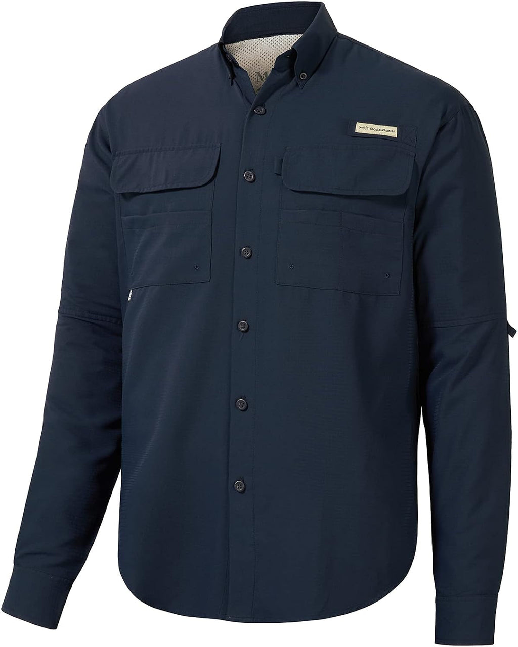 Men's UPF 50 Performance Fishing and Hiking Shirt with Long Sleeves and Quick Dry Technology