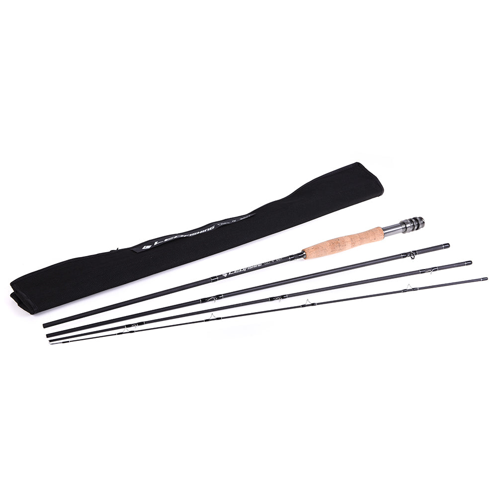 9-Foot Fly Fishing Rod and Reel Combo Set with Carry Bag, 10 Flies - Complete Starter Kit