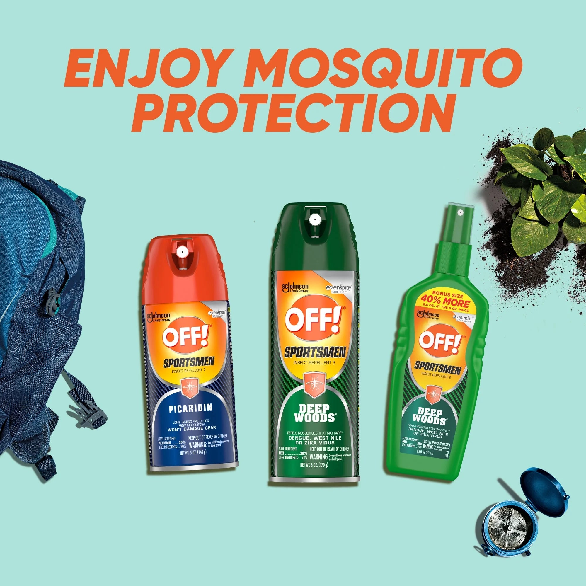 Deep Woods Insect Repellent for Sportsmen, Sweat-Resistant Mosquito & Bug Spray - 8 Oz