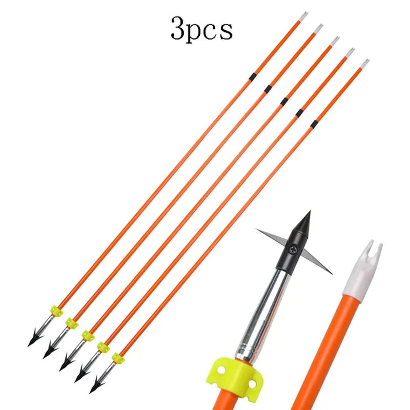Fiberglass Compound Bow Hunting Arrow for Archery and Slingshot Hunting