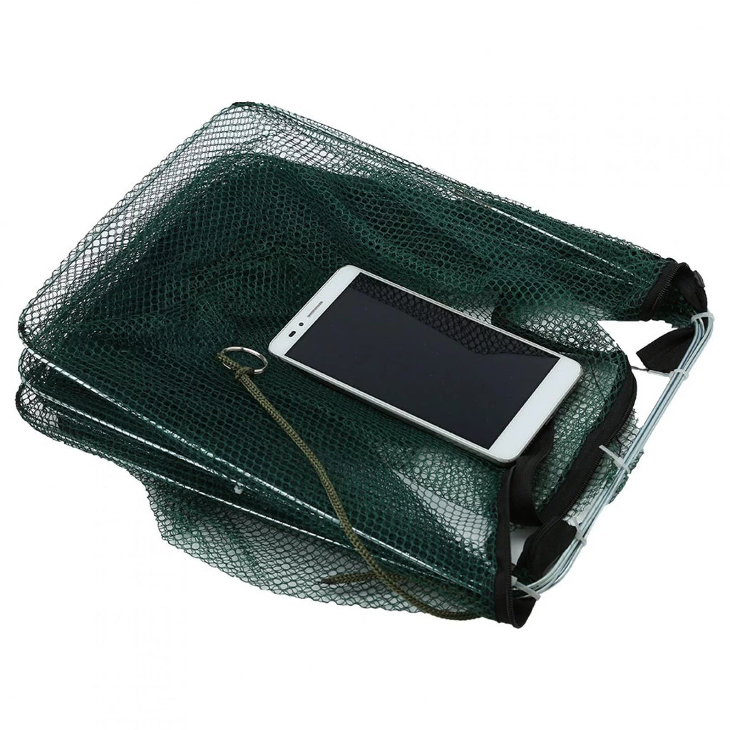 Nylon Foldable 6-Hole Automatic Fishing Net Shrimp Cage for Crab and Fish