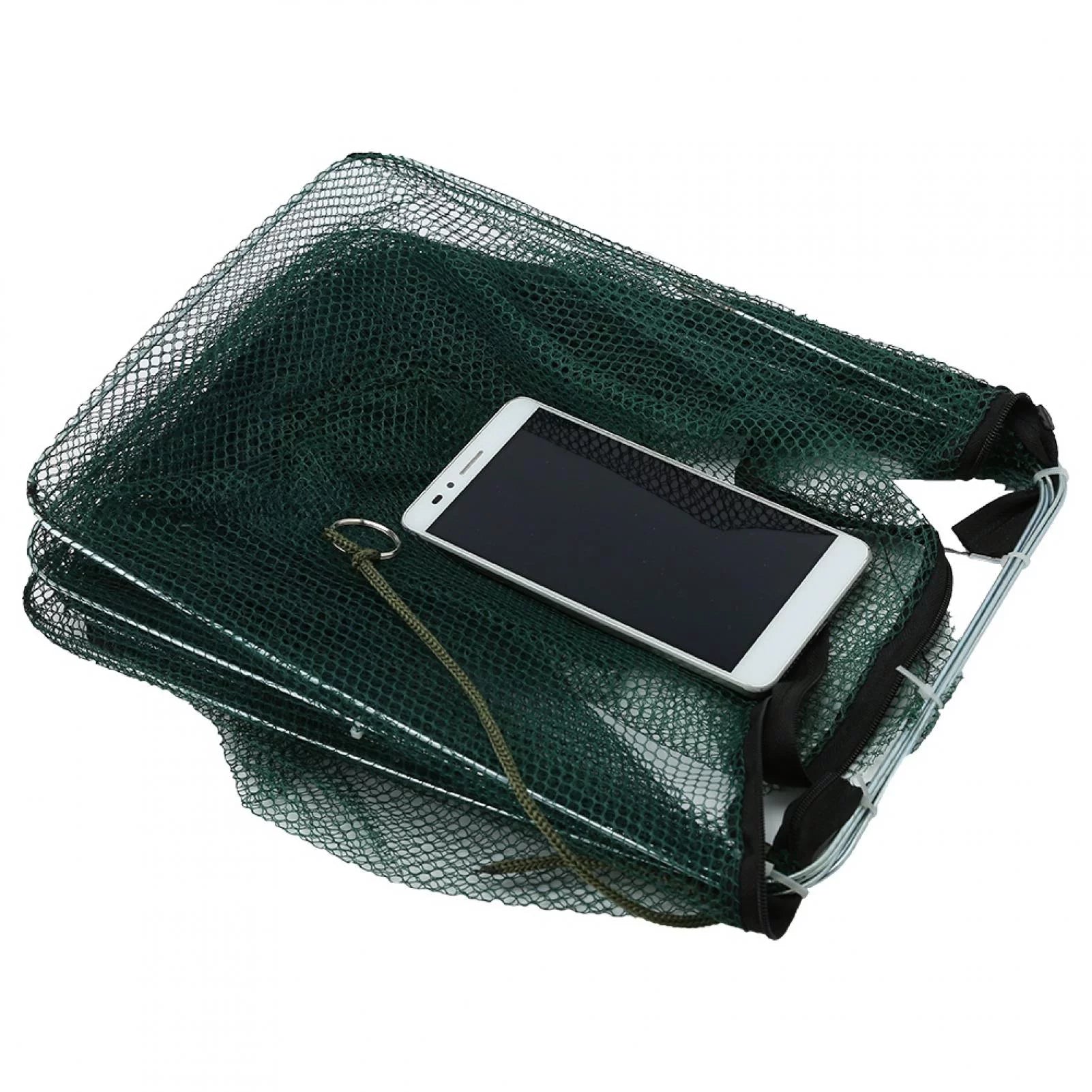 Nylon Foldable 6-Hole Automatic Fishing Net Shrimp Cage for Crab and Fish