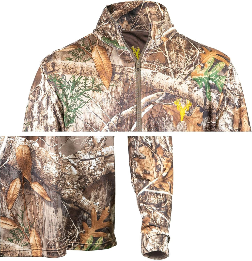 Men's Camouflage 1/4 Zip Performance Shirt
