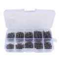 500Pcs High Carbon Steel Fishing Hooks Set with Sharp Jig Bait, Sizes #5 to #14