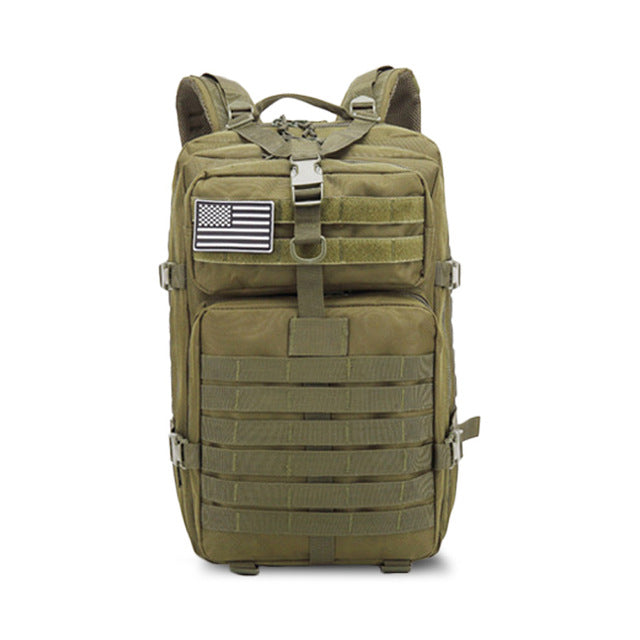 45L Military Tactical Backpack – Large Waterproof Outdoor Rucksack for Survival, Hiking & Camping