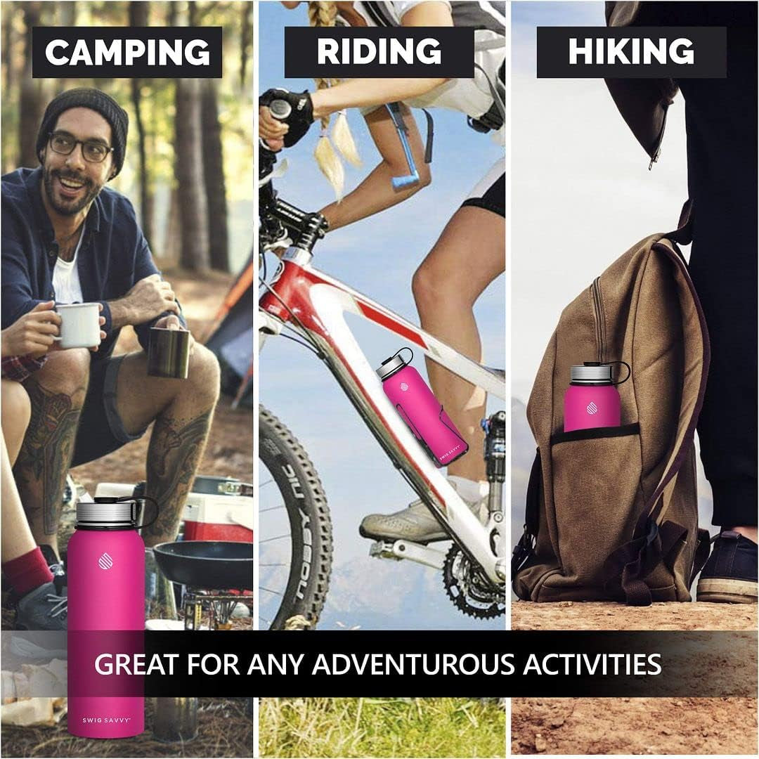 Insulated Stainless Steel Sports Water Bottle - 32 oz