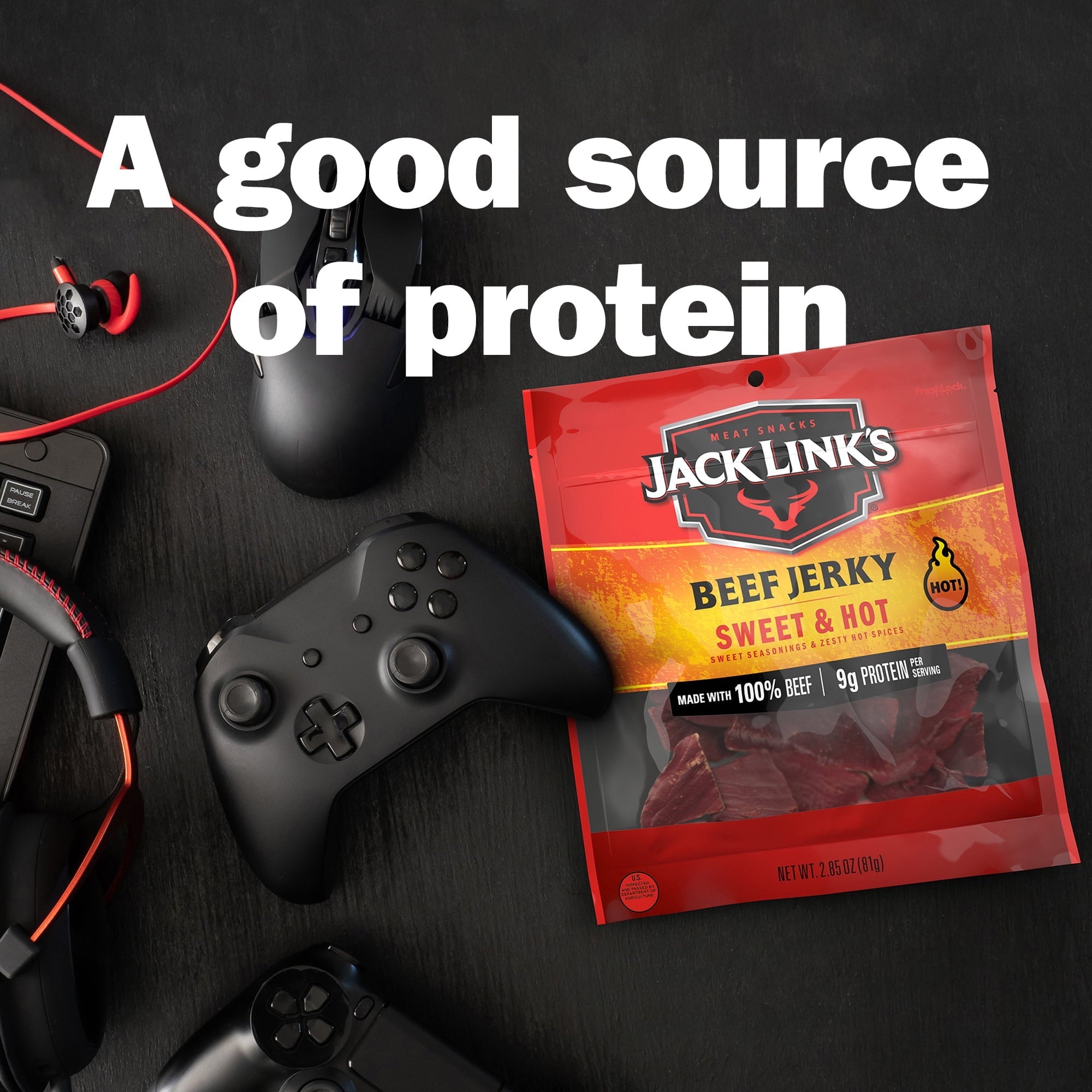 Jack Link's Beef Jerky, Sweet & Hot 2.85 oz