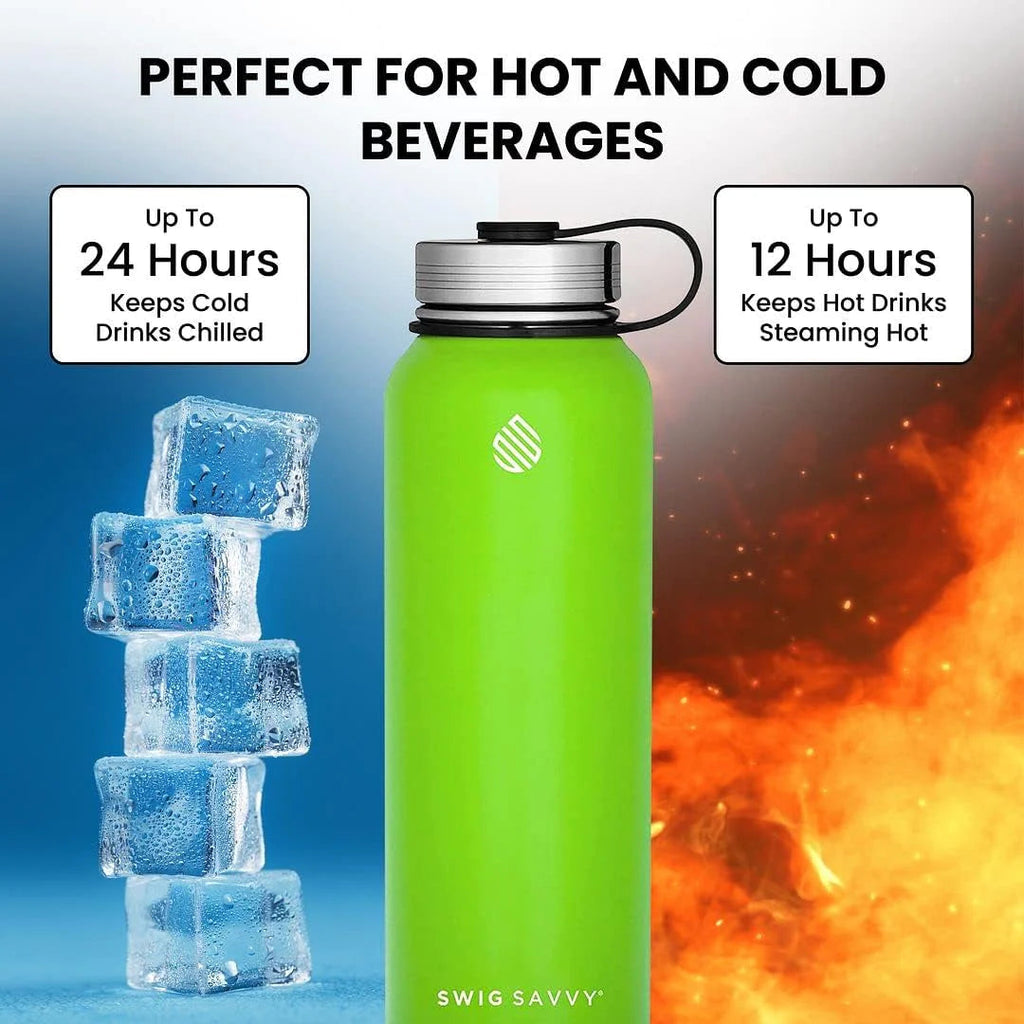 Insulated Stainless Steel Sports Water Bottle - 32 oz