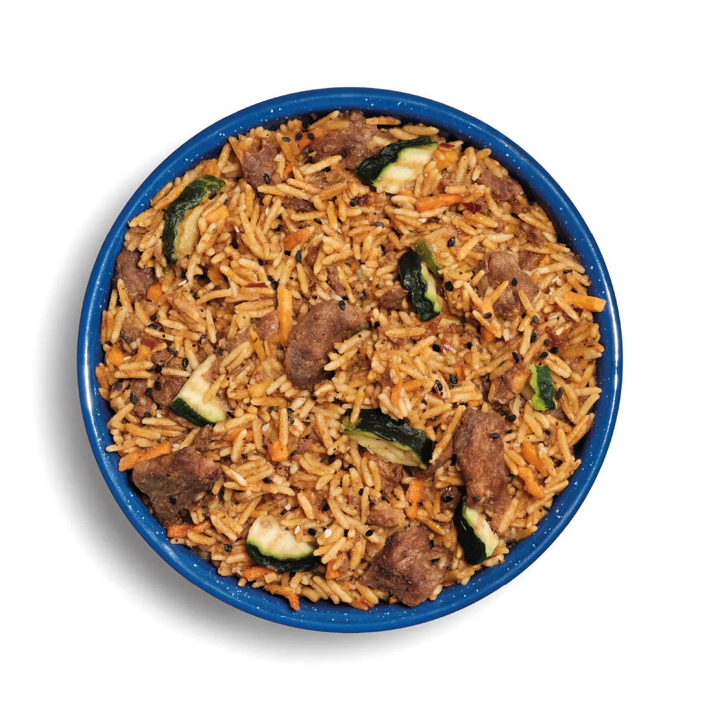 Mountain House Korean Inspired Beef | Freeze Dried Backpacking & Camping Food | Gluten-Free | 2 Servings