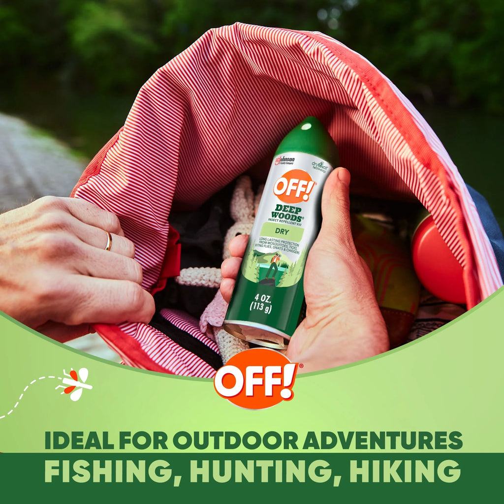 Deep Woods Long Lasting Protection Insect Repellent Aerosol with 25% Deet - 4 oz