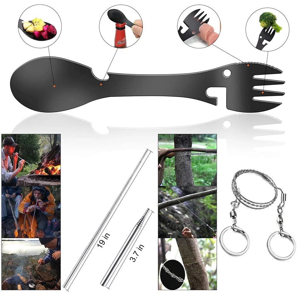 First Aid Survival Kit 15-in-1 | Emergency Camping