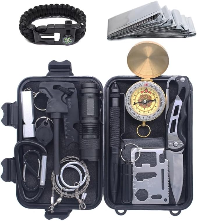 First Aid Survival Kit 15-in-1 | Emergency Camping