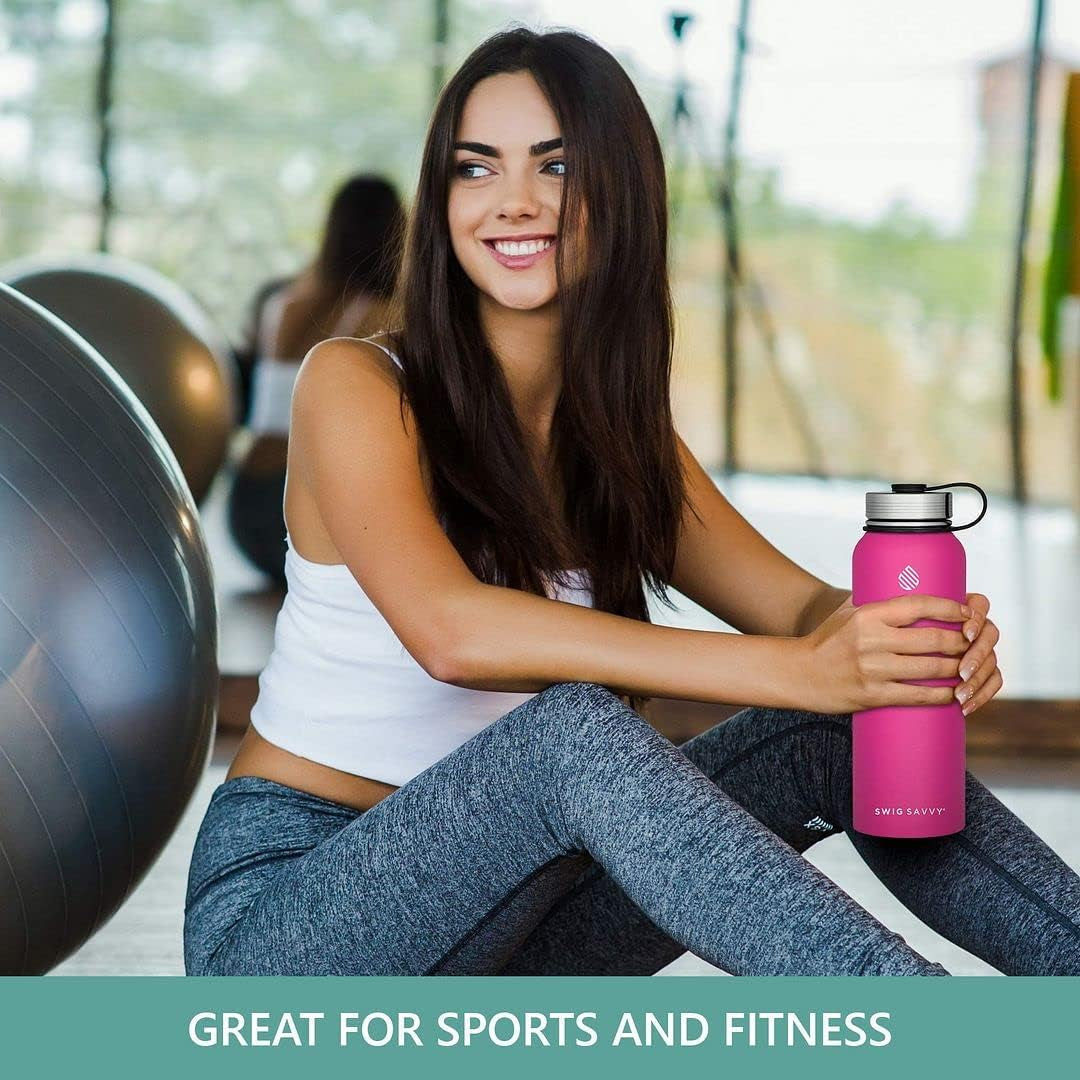 Insulated Stainless Steel Sports Water Bottle - 32 oz