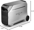 4096Wh DELTA Pro 3,4000-Watt Output, LFP Power Station, Home Backup, Camping, Push-Button Start Battery Generator