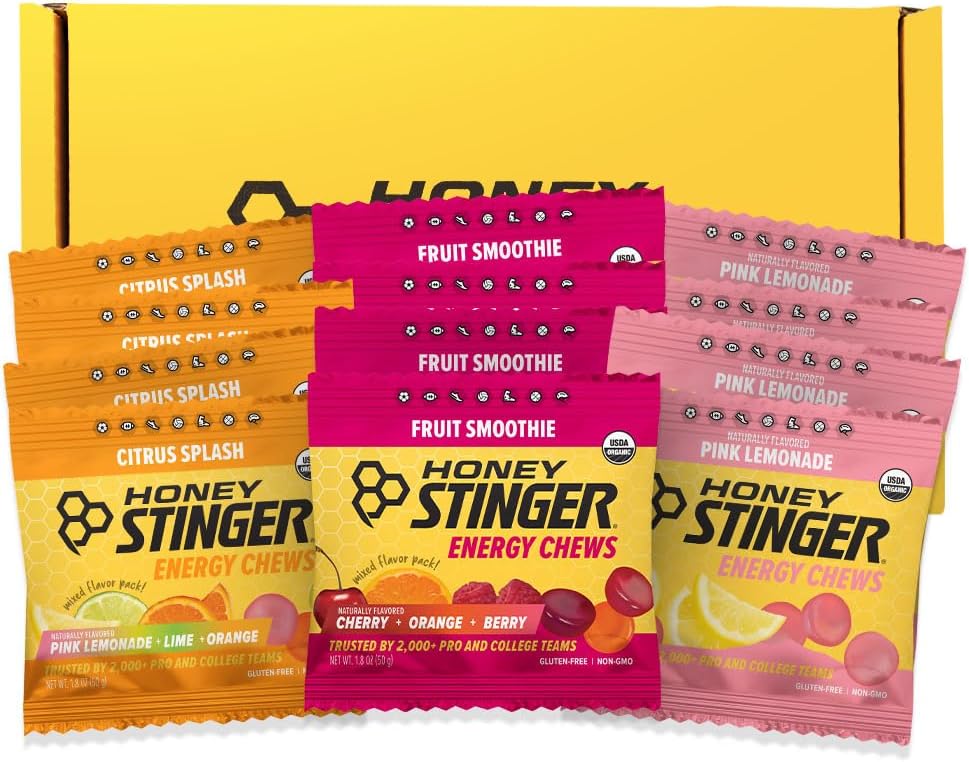 Honey Stinger Organic Energy Chews - Variety 12 Pack