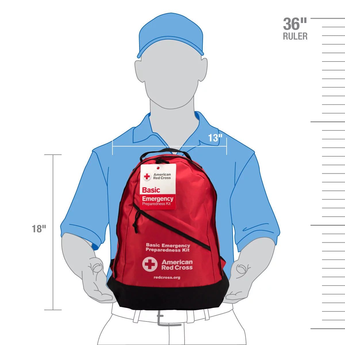 Essential Emergency Preparedness 3-Day Backpack