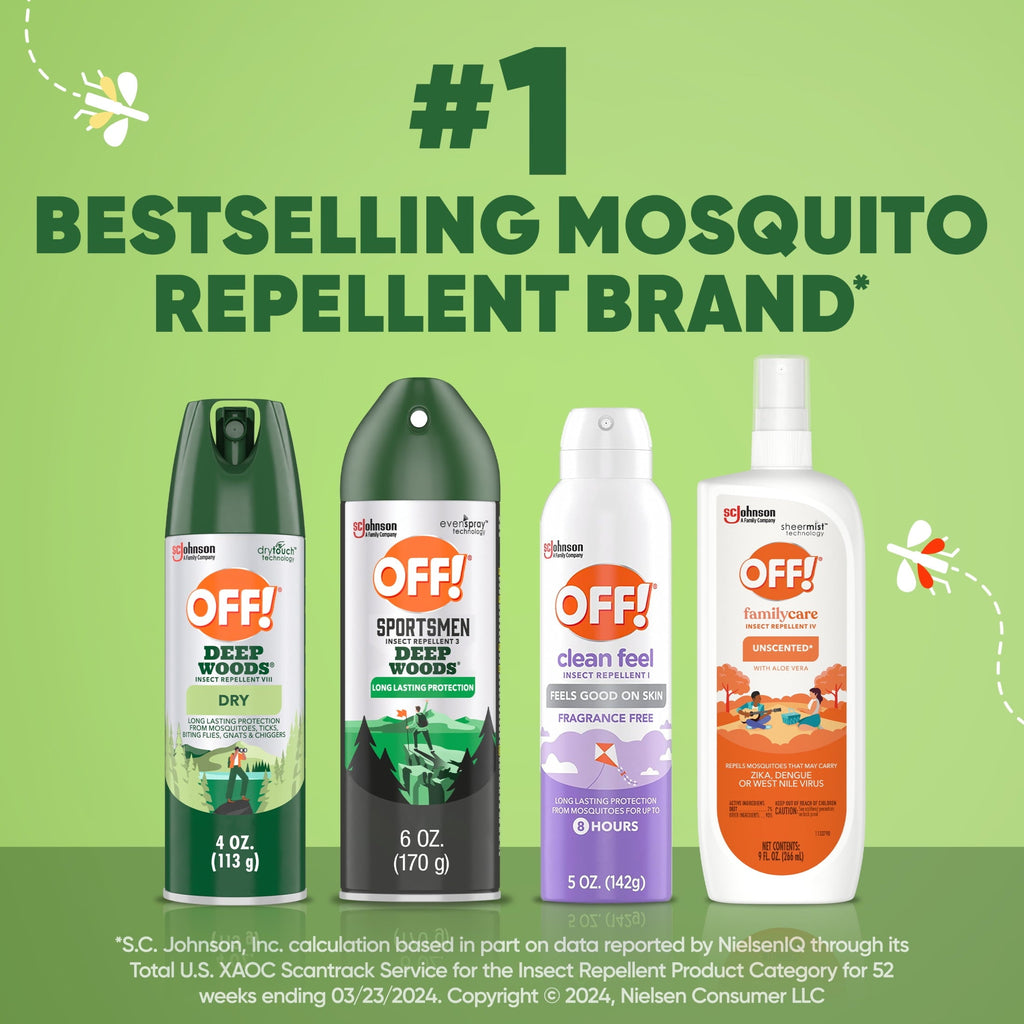 Deep Woods Long Lasting Protection Insect Repellent Aerosol with 25% Deet - 4 oz