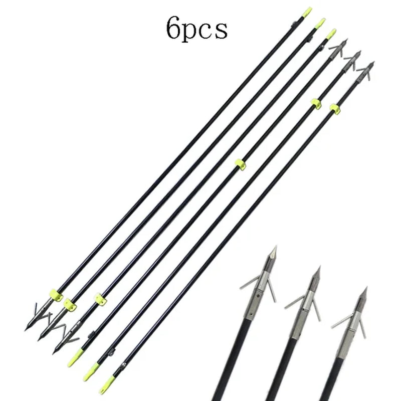 Fiberglass Compound Bow Hunting Arrow for Archery and Slingshot Hunting