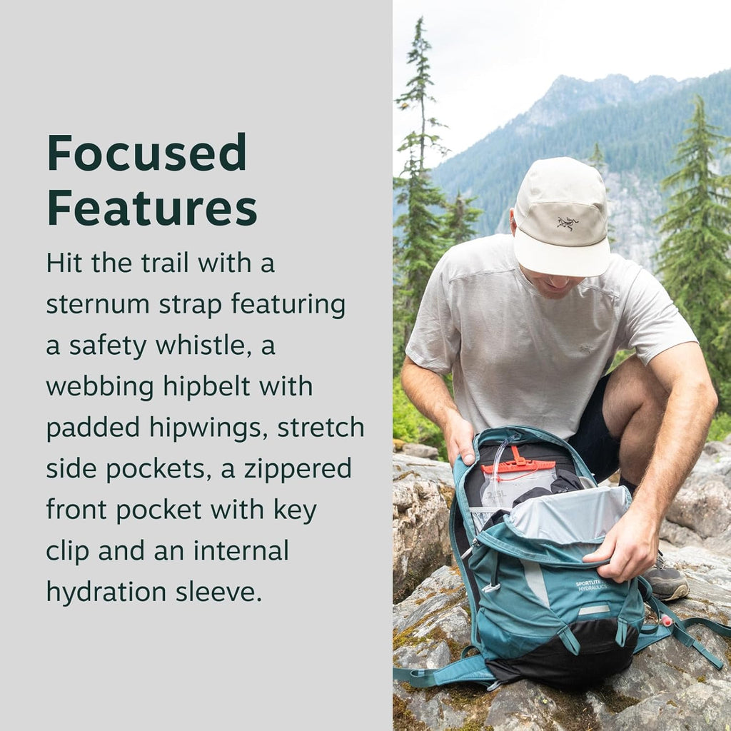 Osprey Sportlite Lightweight Hiking Backpack with Hydraulics Reservoir for Men & Women - Everyday Hydration Travel Bag