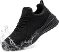 LARNMERN Men Non Slip Work Sneakers Water Resistant Food Service Zapatos Trabajo Antideslizantes Walking Shoes Waterproof Shoes Slip-On