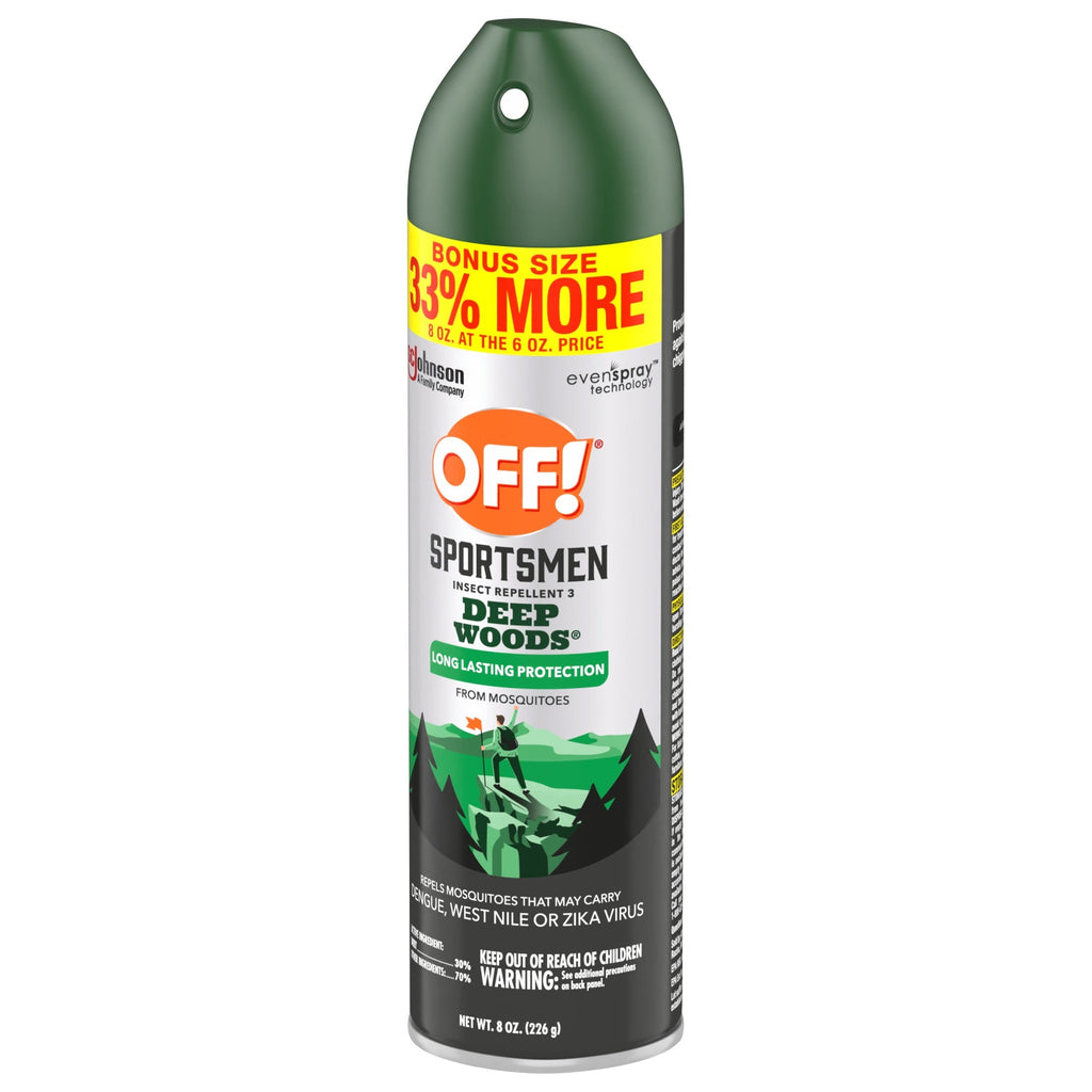 Deep Woods Insect Repellent for Sportsmen, Sweat-Resistant Mosquito & Bug Spray - 8 Oz