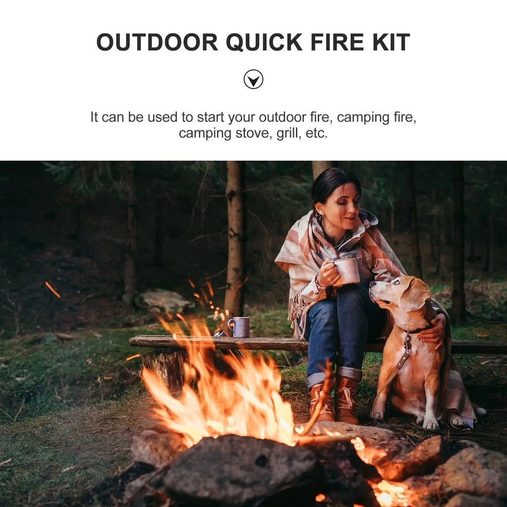 Outdoor Quick Fire Kit Firestarter Sticks - Camping Survival Fire Starter
