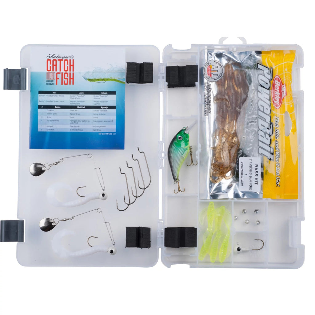Bass Fishing Tackle Box Kit | Complete Starter Set