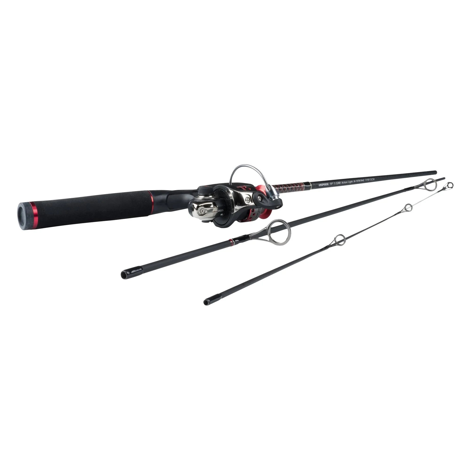 GX2™ Travel Spinning Kit, 6'6" Medium Fishing Rod, 30 Size Reel