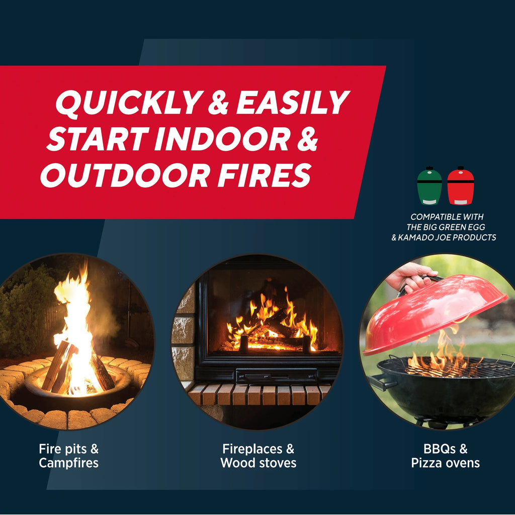 Eco-Friendly Safe Lite Fire Starter Squares - 144 Count