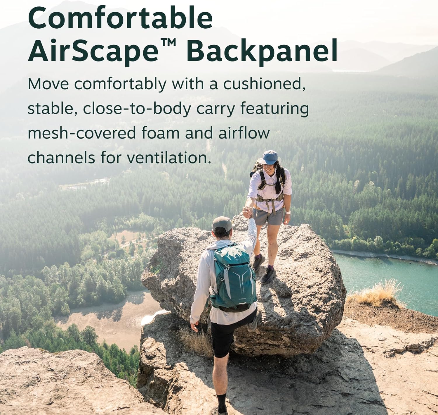 Osprey Sportlite Lightweight Hiking Backpack with Hydraulics Reservoir for Men & Women - Everyday Hydration Travel Bag