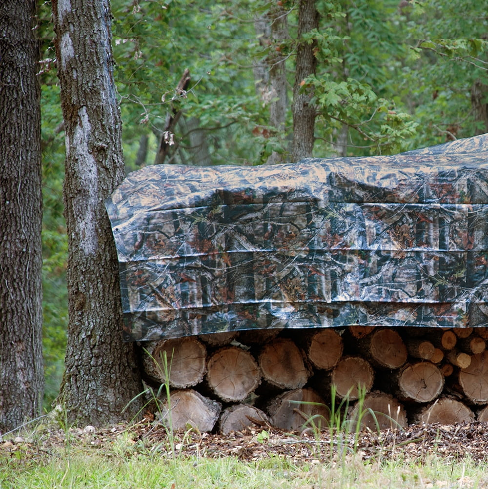 Durable Weather-Resistant All-Purpose Camouflage Tarp 8' x 6'