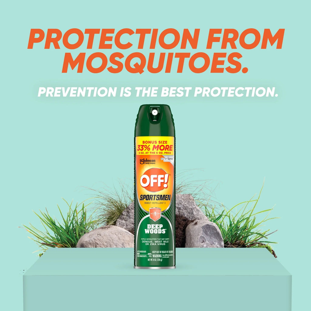Deep Woods Insect Repellent for Sportsmen, Sweat-Resistant Mosquito & Bug Spray - 8 Oz